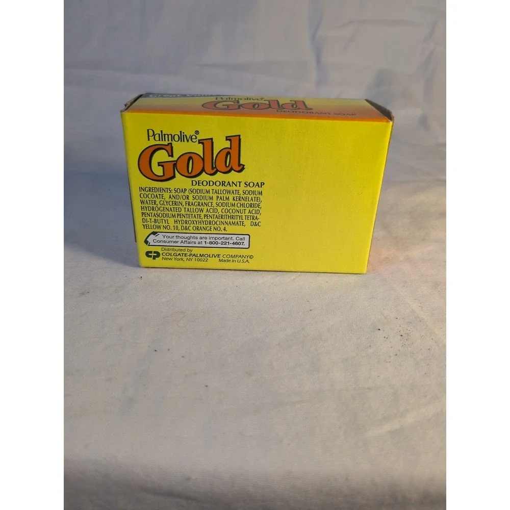 Vintage Palmolive Gold Deodorant Soap Bar 4.5 oz. 2 Bars Prop New